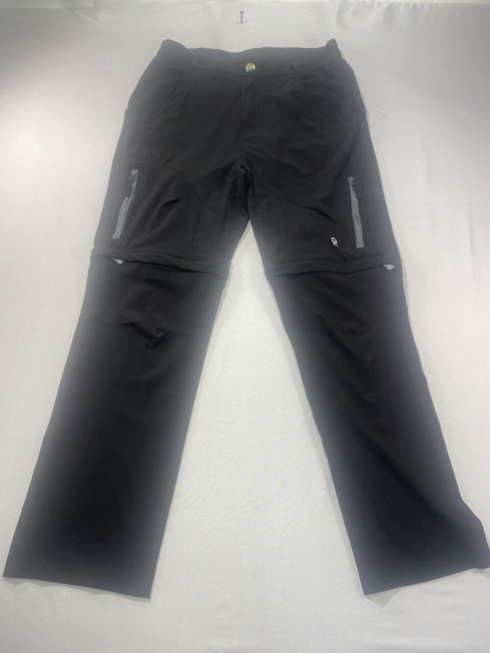 Little Donkey Andy Womens M Convertible Hiking Pants Zip Off Black Outdoor